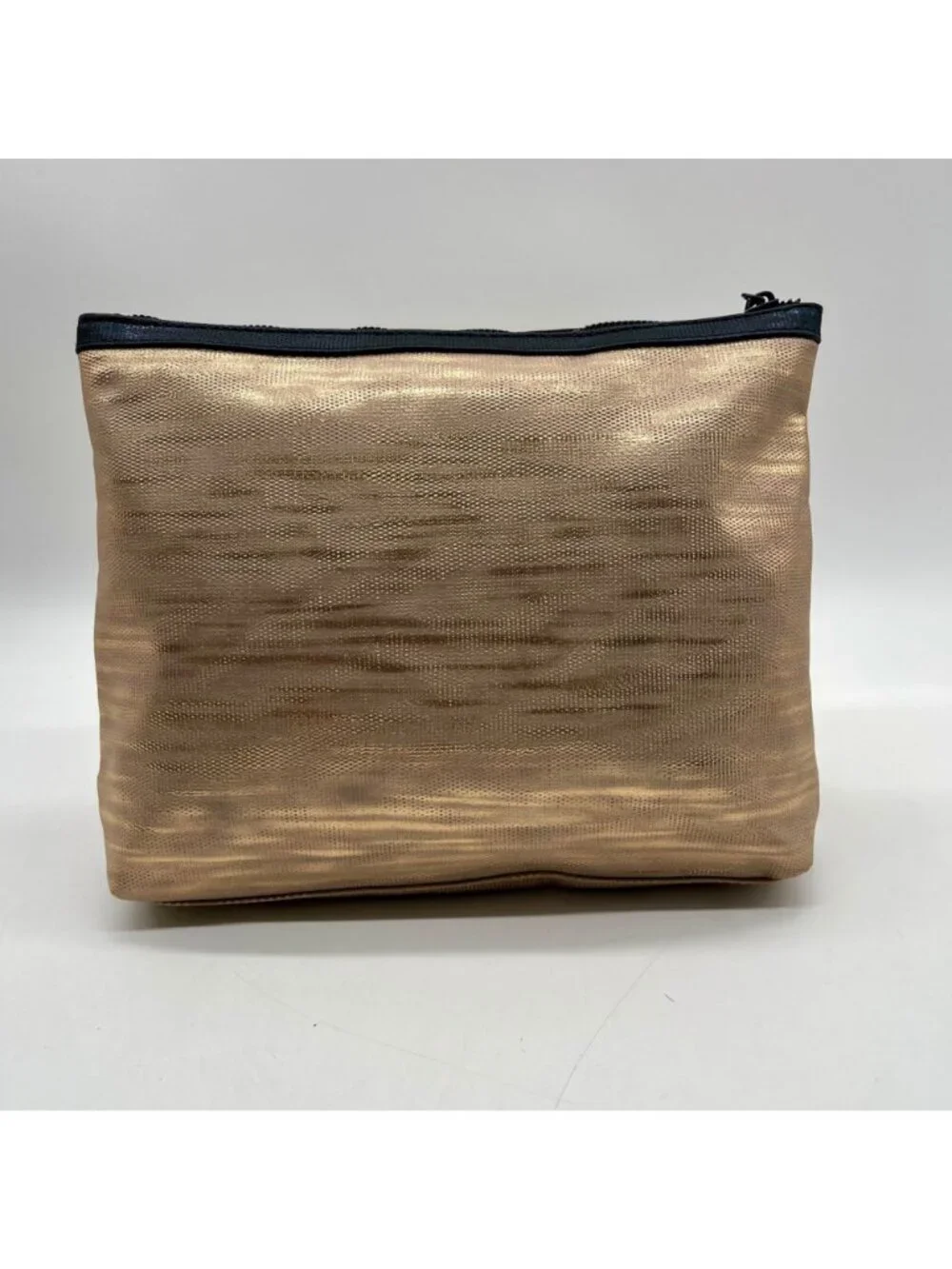 Lancome Gold Metallic Cosmetic Bag